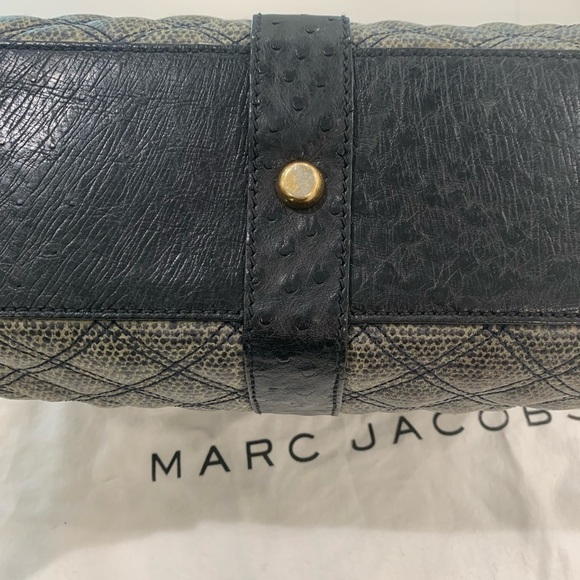 MARC JACOB Vintage runway bag early 2000’s leather w/ heavy gold chain accent - Picture 12 of 12